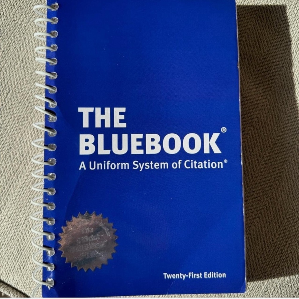 The Bluebook A Uniform System of Citation - 21 edition